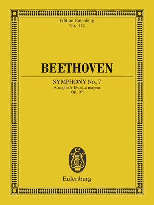 cover image of Symphony No. 7 a major